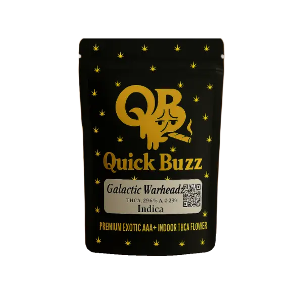 Quick Buzz Galactic Warheadz Hemp Flower 1 Gram