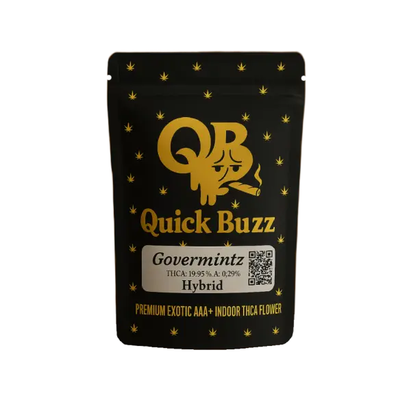 Quick Buzz Govermintz Hemp Flower 1 gram