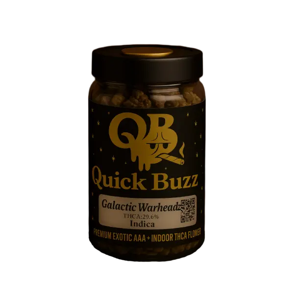 Quick Buzz Galactic Warheadz Hemp Flower 4oz
