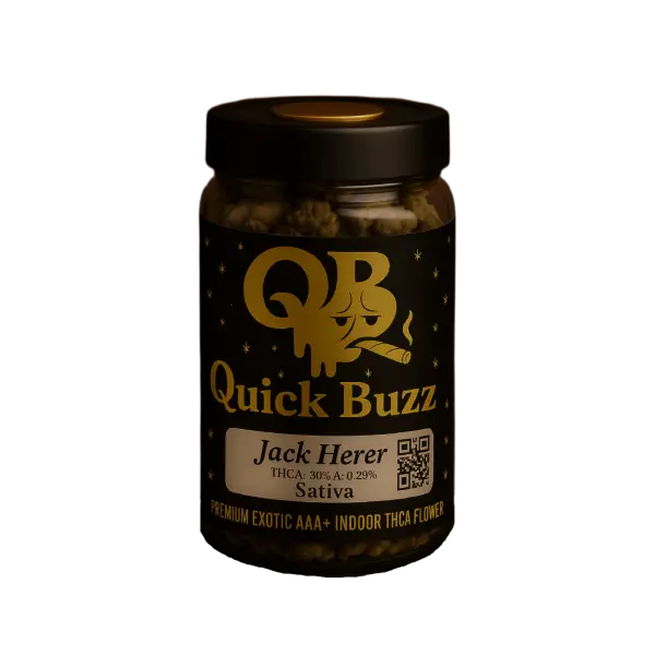 Quick Buzz Jack Herer Hemp Flower 4oz